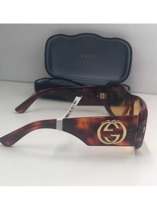 ?- New Authentic Gucci™ GG1251S 002 56 - Havana Sunglasses main image 7